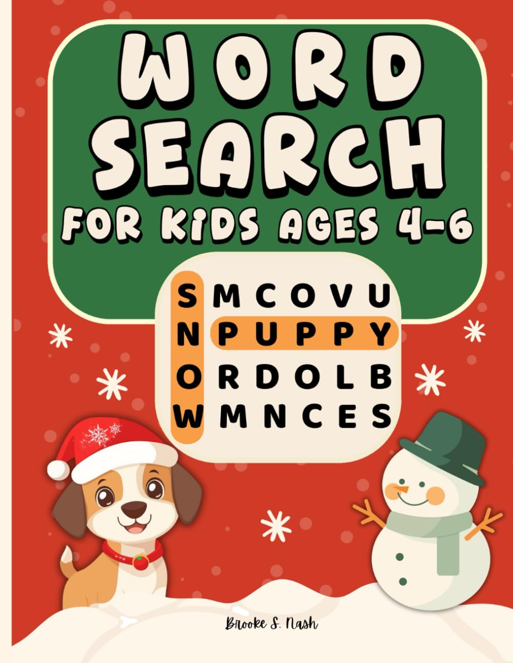 Word Search for Kids Ages 4–6: Colorful Christmas Picture Puzzles to Build Vocabulary and Early Reading Skills