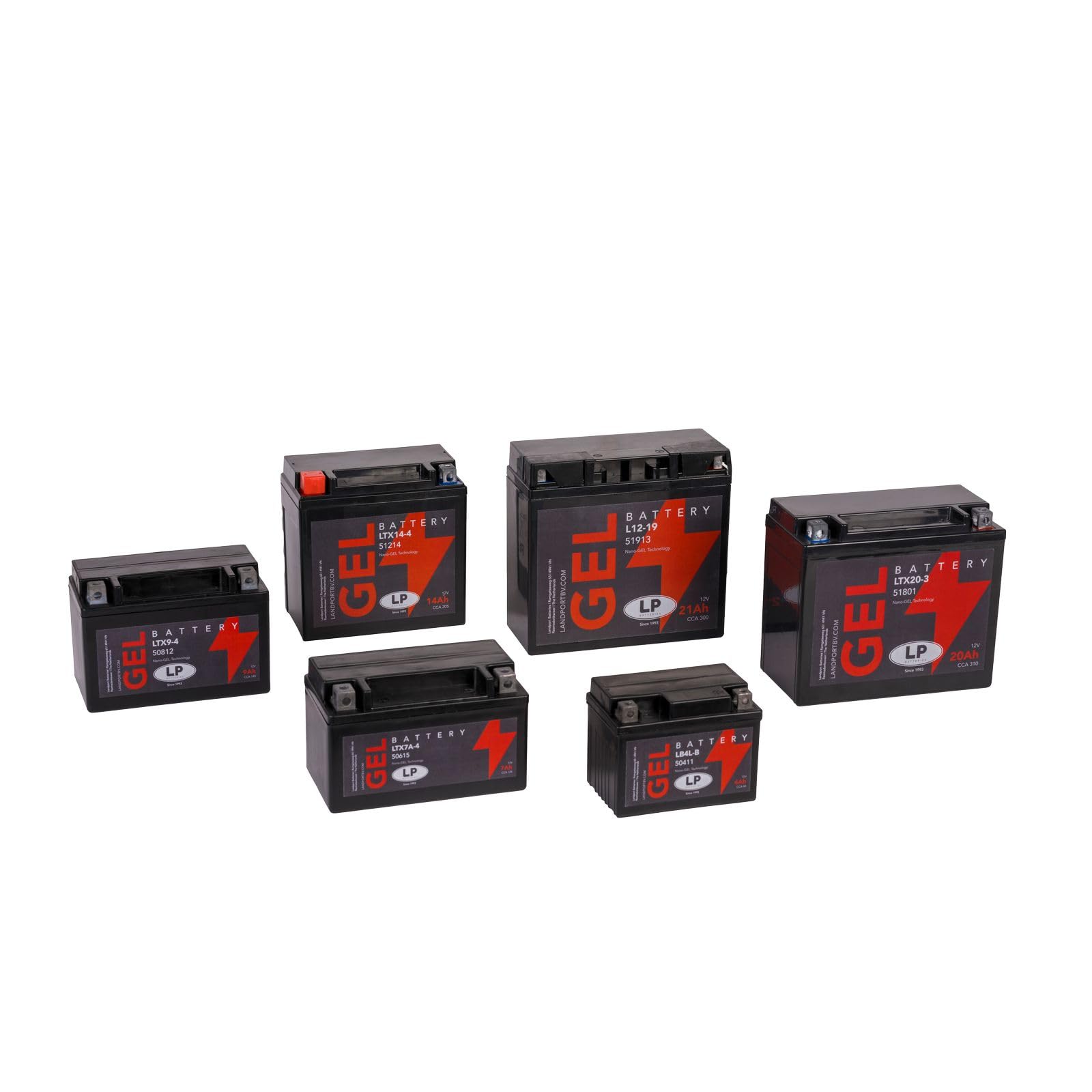 LANDPORT Batterie 12V 30Ah Gel kompatibel BMW K100 K1100 K75 R100 RT R60 R65 R75 R80 R90 HD FLHRC FLHT FLHXSE