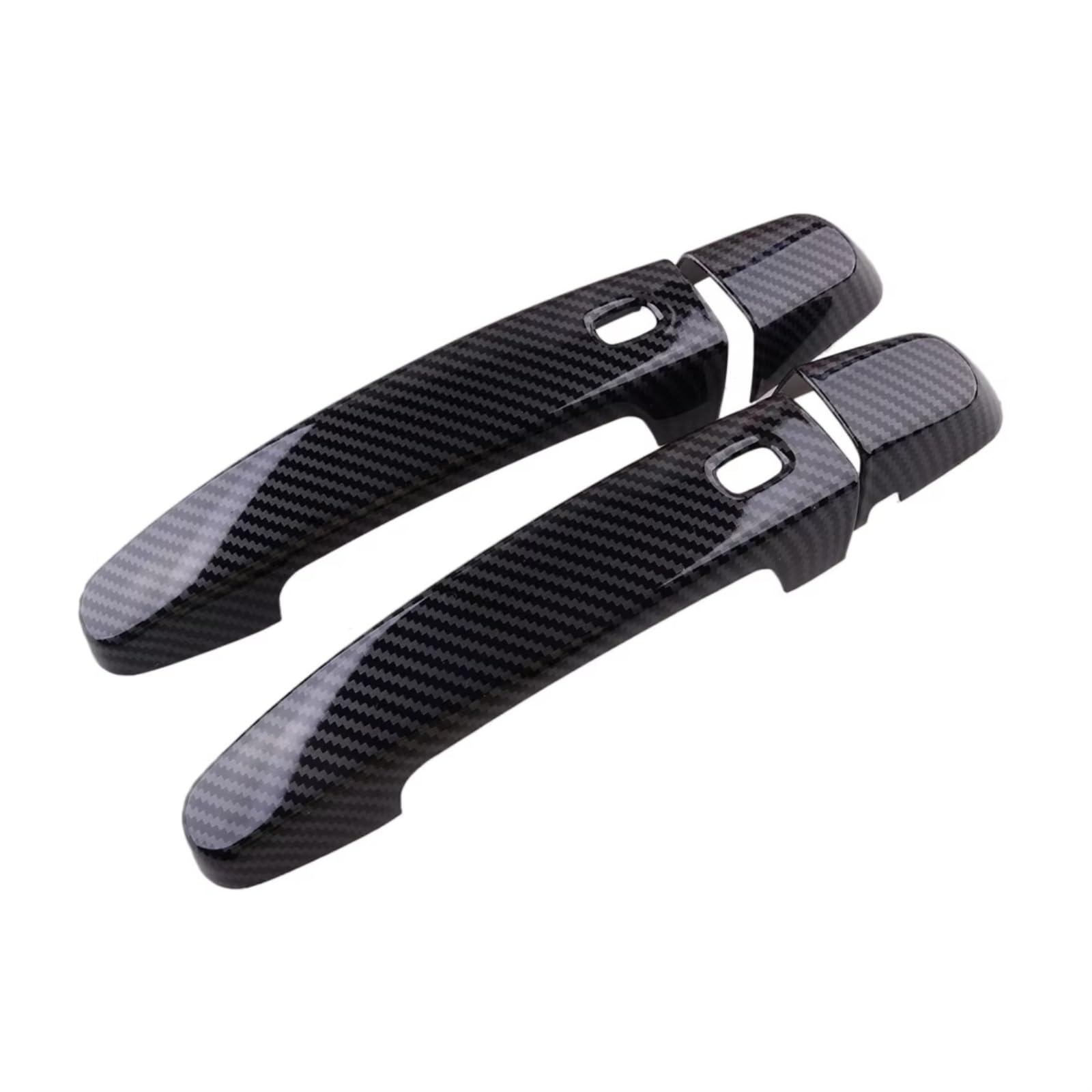 Woliiexz One Color Exterior Door Handle Cap Compatible With Camaro 2016 2017 2018 2019 2020 Abs Trim Carbon Fiber Black Accessories Car Exterior Door Handle Cover
