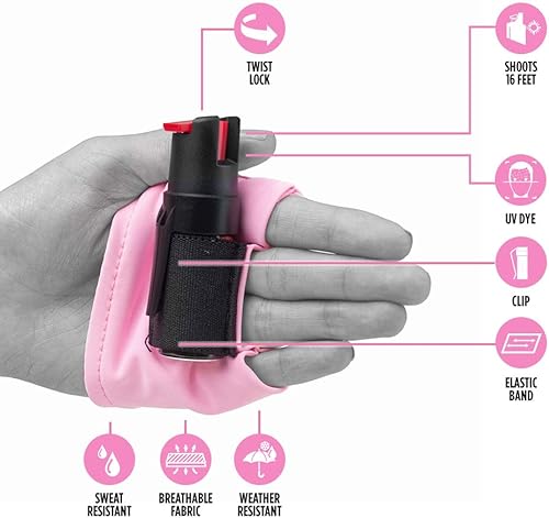 Miniatura 2 de Guard Dog Instafire gas pimienta para corredores, para protección durante actividades deportivas, con la fórmula de pimienta más picante, se adapta