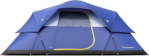 Miniatura 1 de EchoSmile Tienda de campaña para 8 personas - Tienda impermeable a prueba de viento con lluvia fácil de instalar