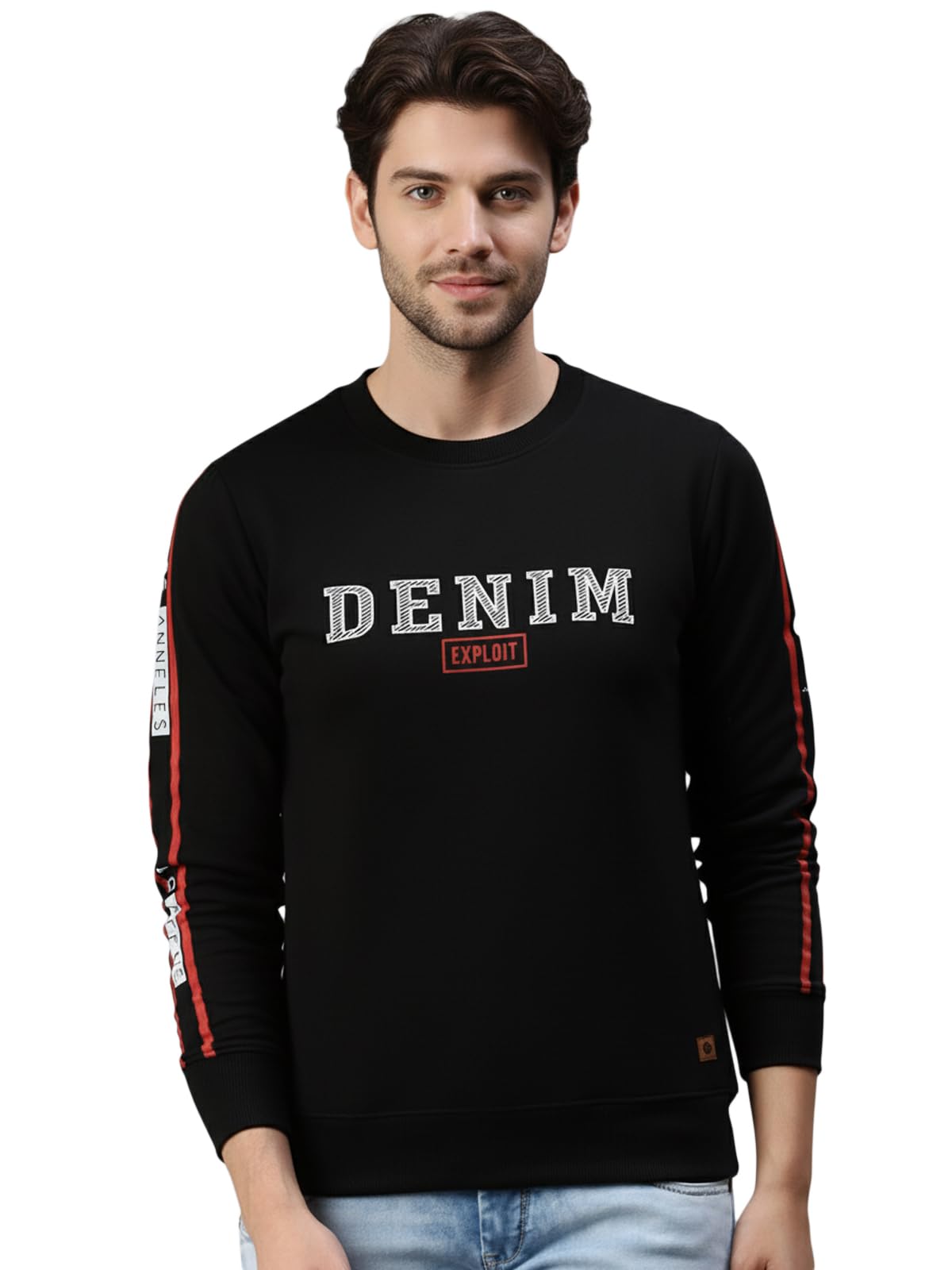 onn Men's Full Sleeves Super Soft Cotton Modern Fit Sweatshirt | Pocket on Each Side | Style 9002/9004-picture-56
