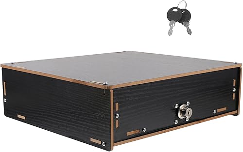 VILLCASE Cajón de efectivo al por menor Cajón de caja registradora manual Push Open para sistema de punto de venta Cajón de efectivo con bandeja