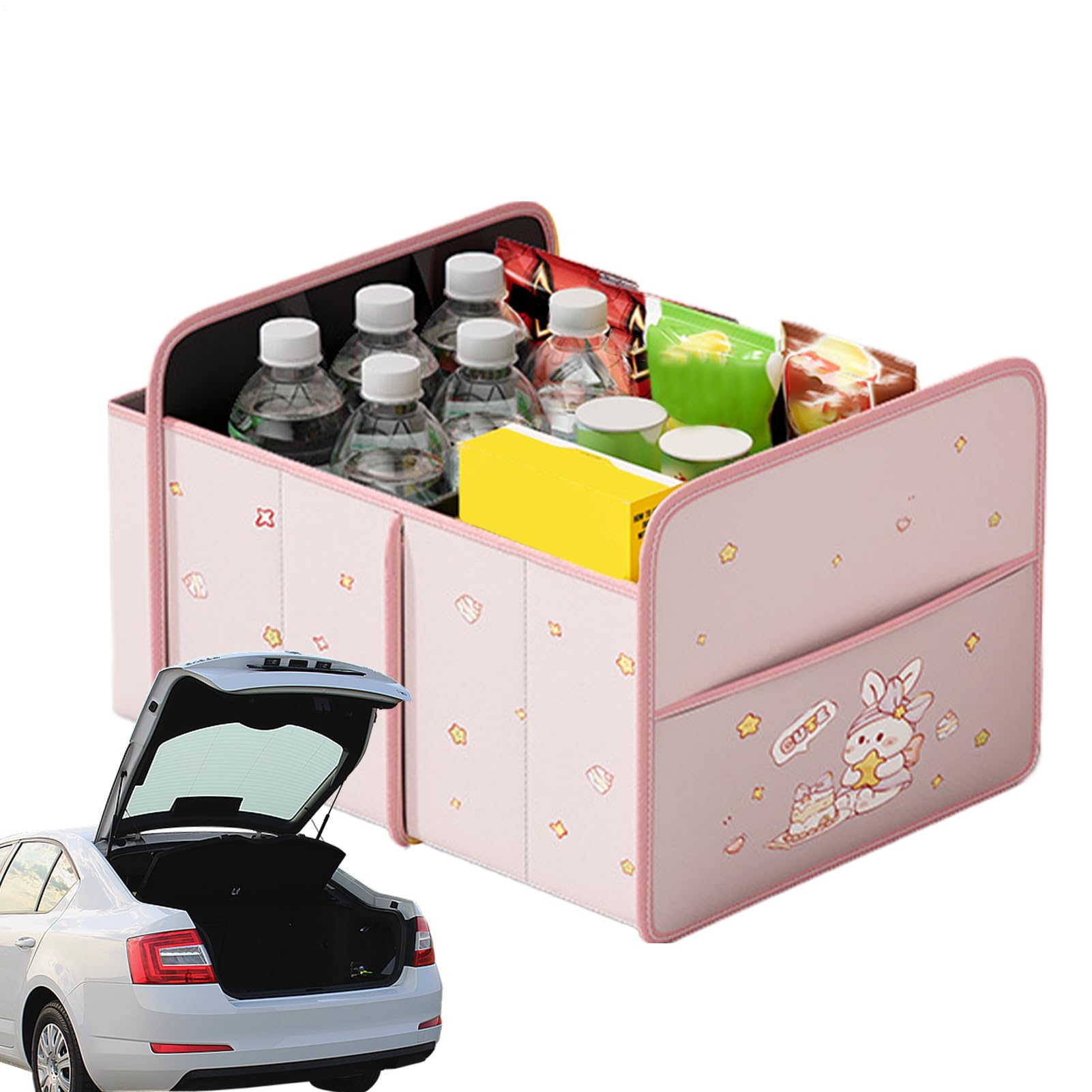 Kofferraum Organizer Für Auto Faltbarer Cartoon Organizer für den