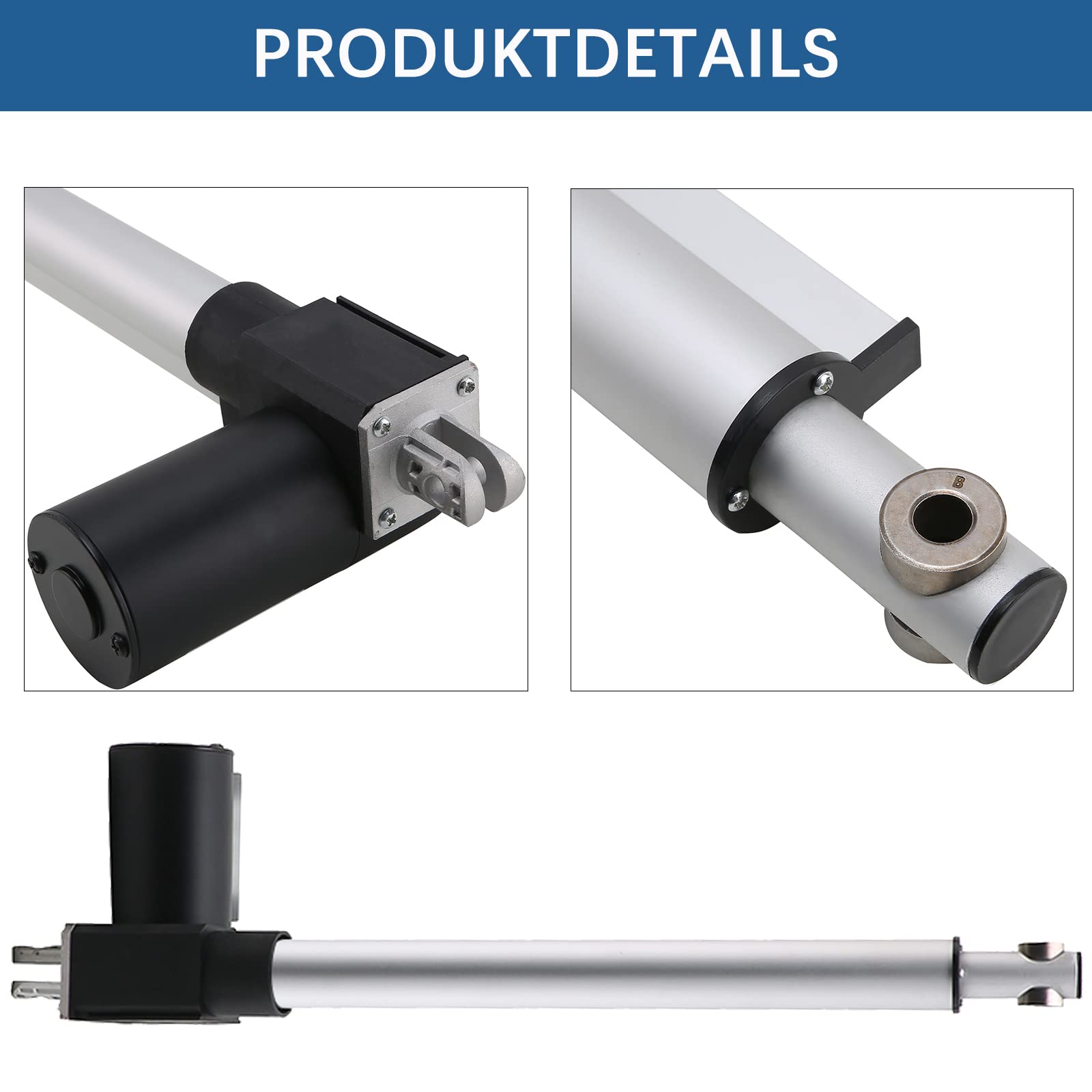 Linearantrieb DC 12V 6000N 150mm Linearmotor Linear Actuator