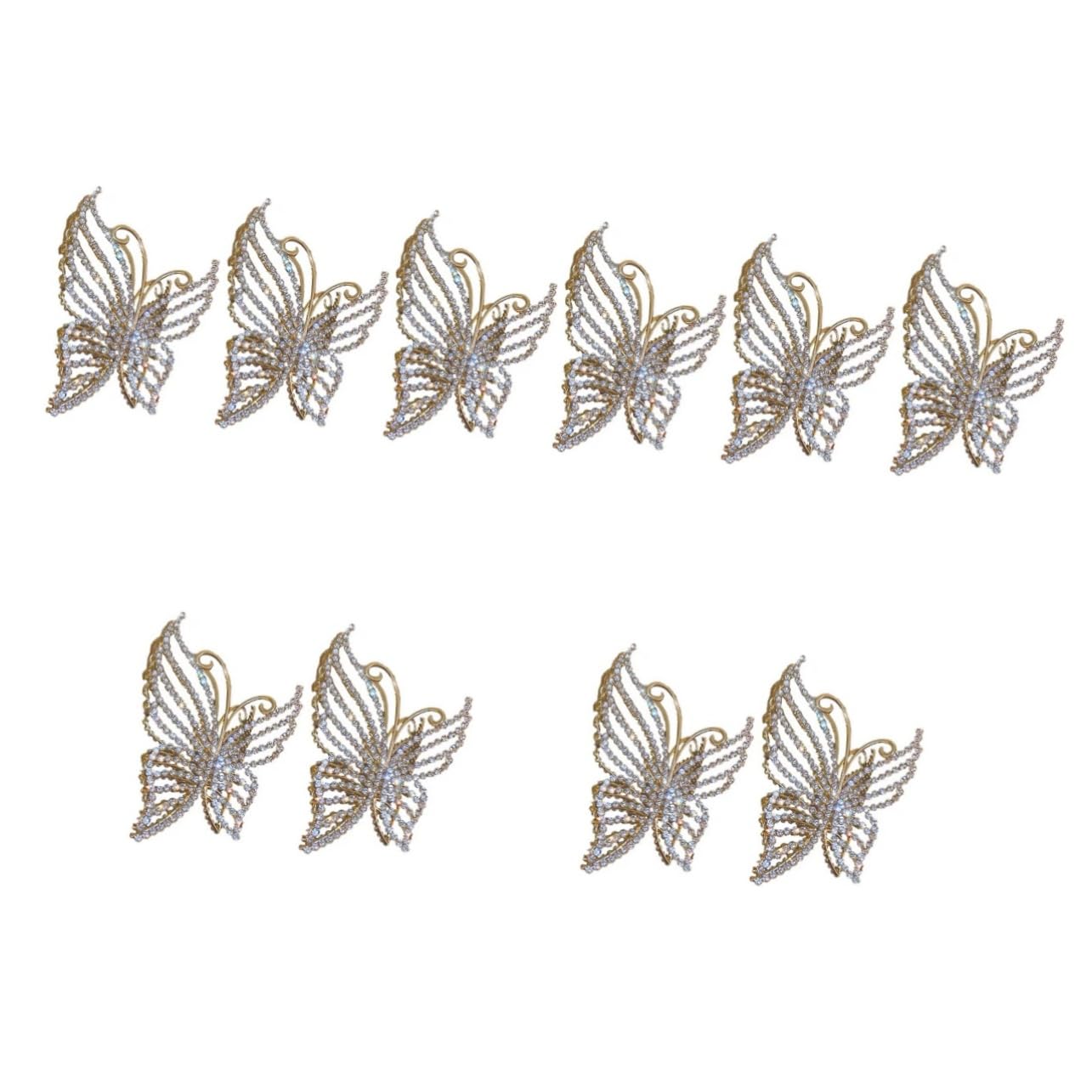 FRCOLOR 10 Piezas Clip elegante pinzas pelo metal pinzas para el cabello coreanas pasadores pelo pasador pelo pinzas para el cabello las niñas tocado niñas