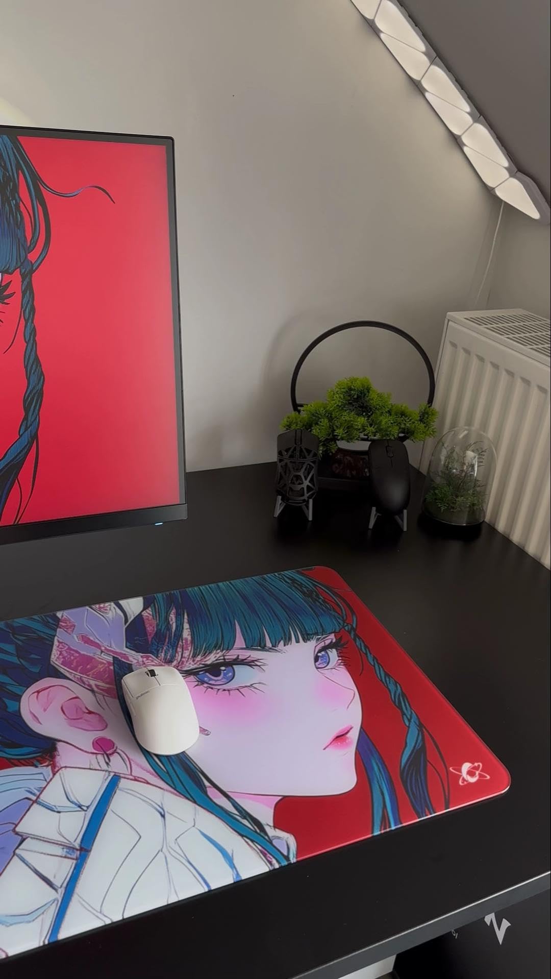 Amazon.com: Clustrs Akira - Tempered Glass Gaming Mouse Pad