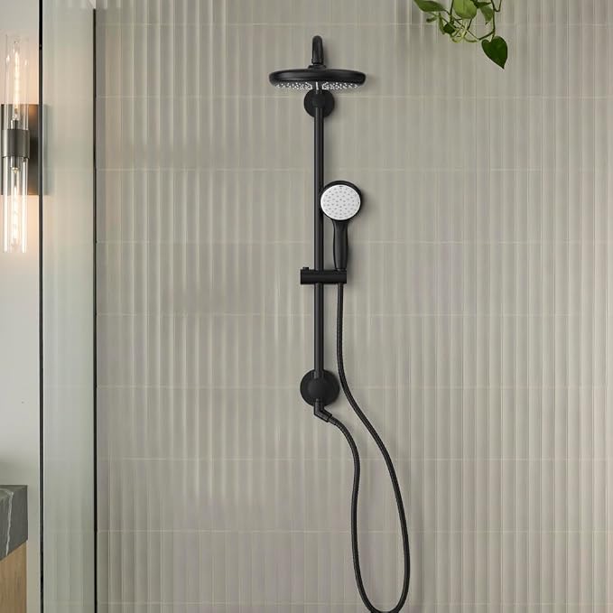 Sistema de ducha GROHE Tempesta 210, 1,75 GPM, color negro mate miniatura 2