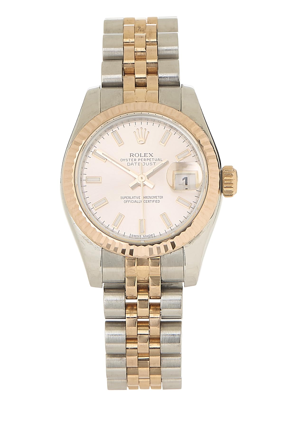 Rolex Pre-loved Pink Dial Datejust 179171 26mm, Pink