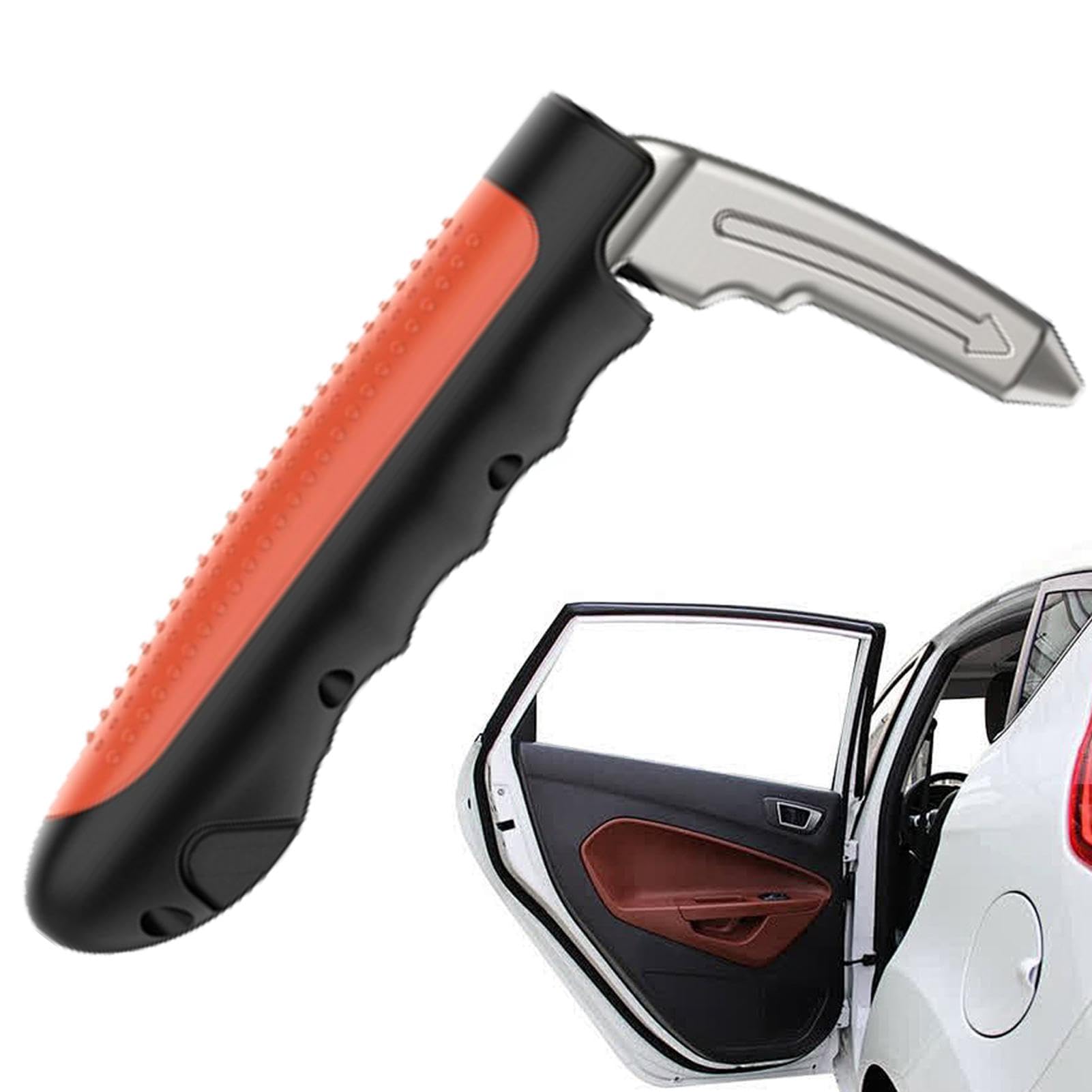 Maniglia Assistenza Per Auto SYMYNELEC - Supporto Per Anziani E Disabili, Multifunzione Con Taglia-cinture E Frangivetro - Foto 3