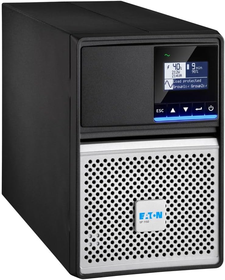 Eaton 5P 1150i - Gen 2 - UPS - AC 200/208/220/230/240 V - 920 Watt - 1150 VA - 1-phase - 9 Ah - RS-232, USB - output connections: 8 - black/silver