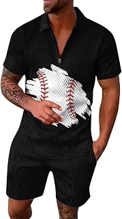 Men's Graphic Print T Shirt and Shorts Set Summer Father's Day Fancy Printed Graphic with Snap Modern Fit Fleece Sweater Square Neck Pleated Stars Multi Colors Mens White Shirts Silk Shirt for Men