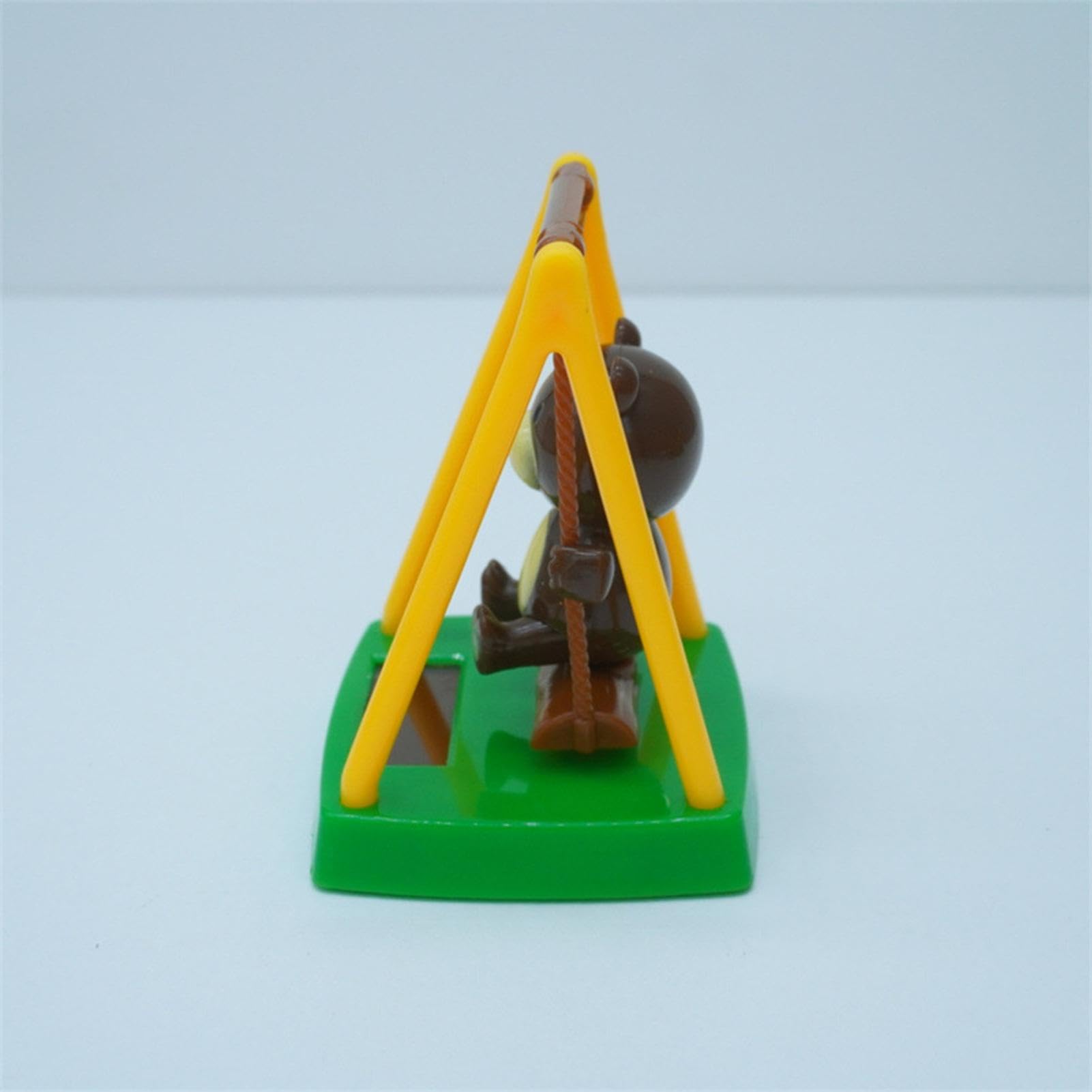 Ours Oscillant Solaire - Jouet Décoratif Pour Tableau De Bord Voiture, 9x6.5x6 Cm, énergie Solaire