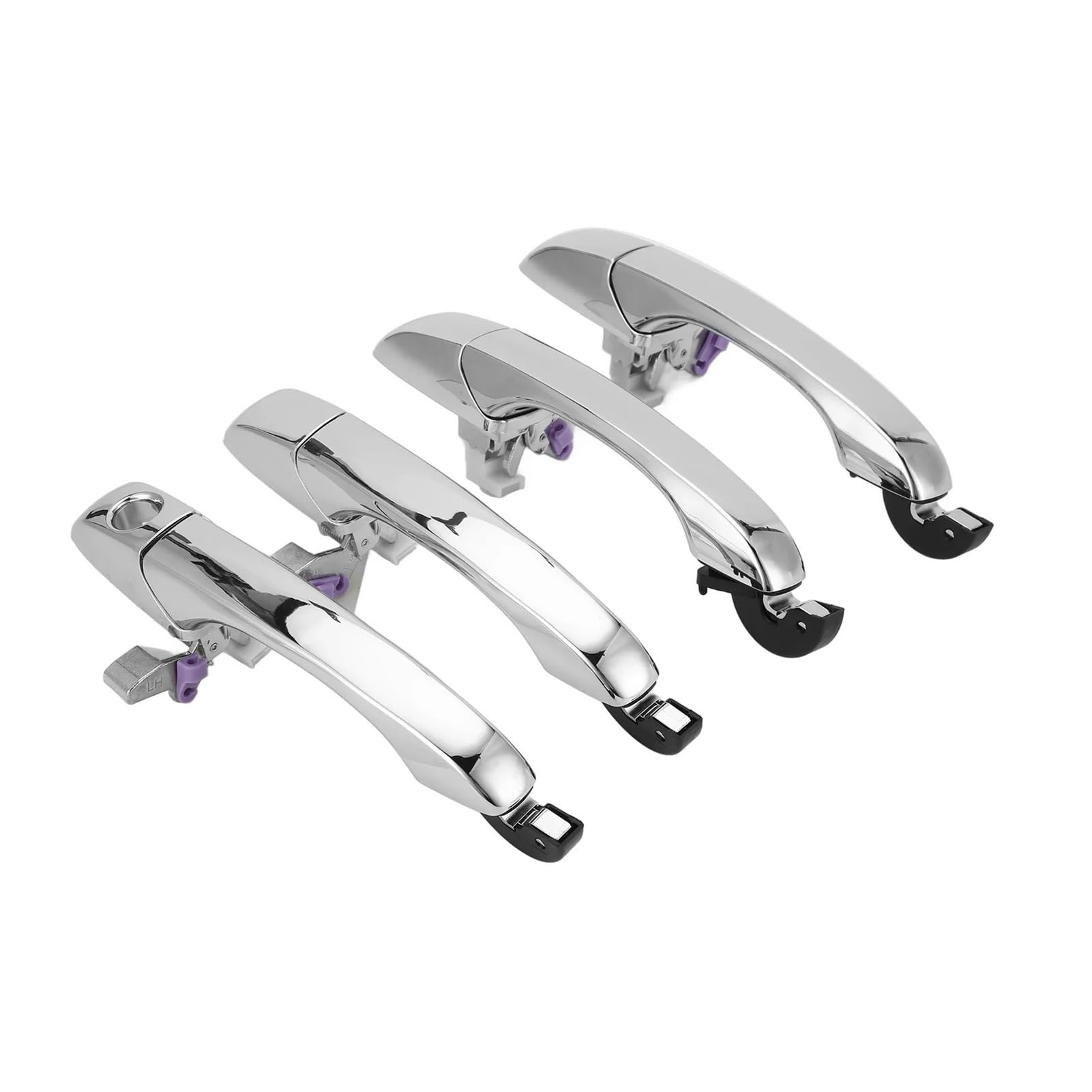 SAUANMNKTP Exterior Door Handle for Car for Chrysler 300 300C 2005-10 5065800AG 4589009AG 5065801AG 4Pcs Car Exterior Drive Outer Door Handle