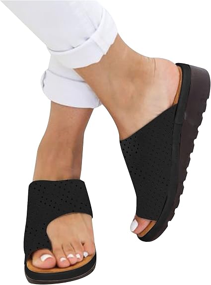 Amazon.com: Sandalias de juanete para mujer cómodas, con plataforma  correctora de juanetes, cómodas, zapatos casuales, para verano, playa,  viajes, chanclas, ligeras, zapatos de mujer : Ropa, Zapatos y Joyería