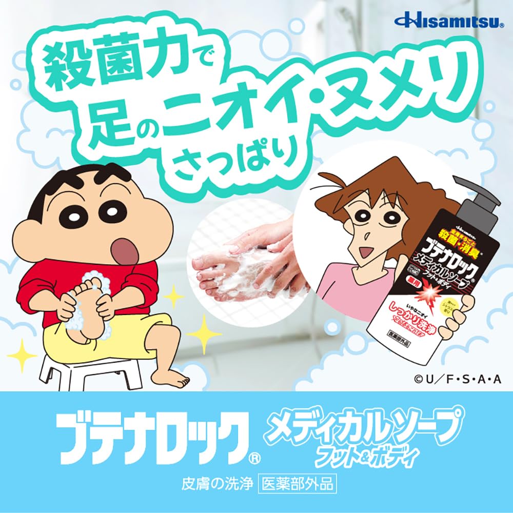 シンプルボトルデザインが現れたブテナロック メディカルソープ