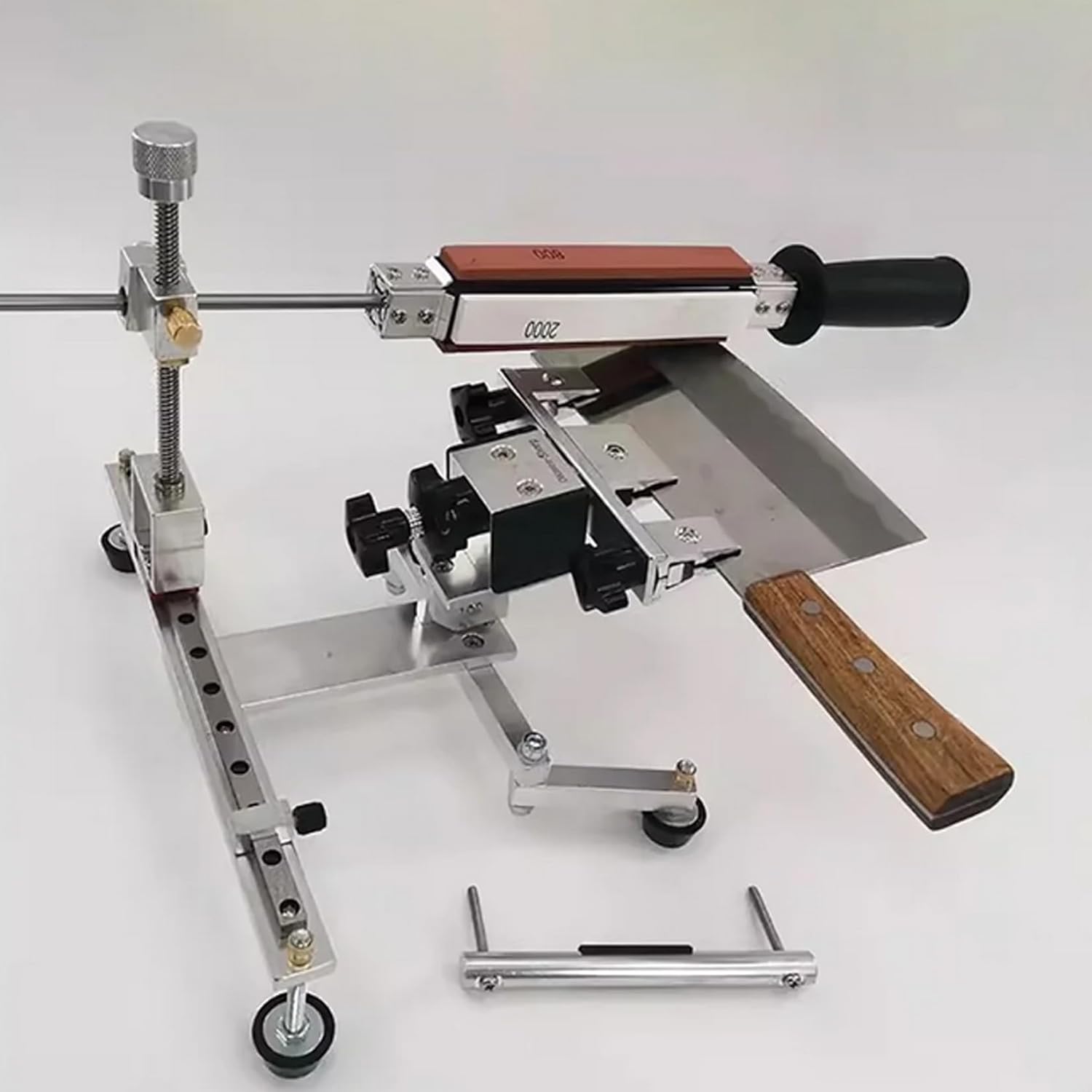 Fixed Angle Sharpener Professional Fast Knife Edge Sharpening Machine Blade Ginding Tool 12-50° Adjustable Angle (B)