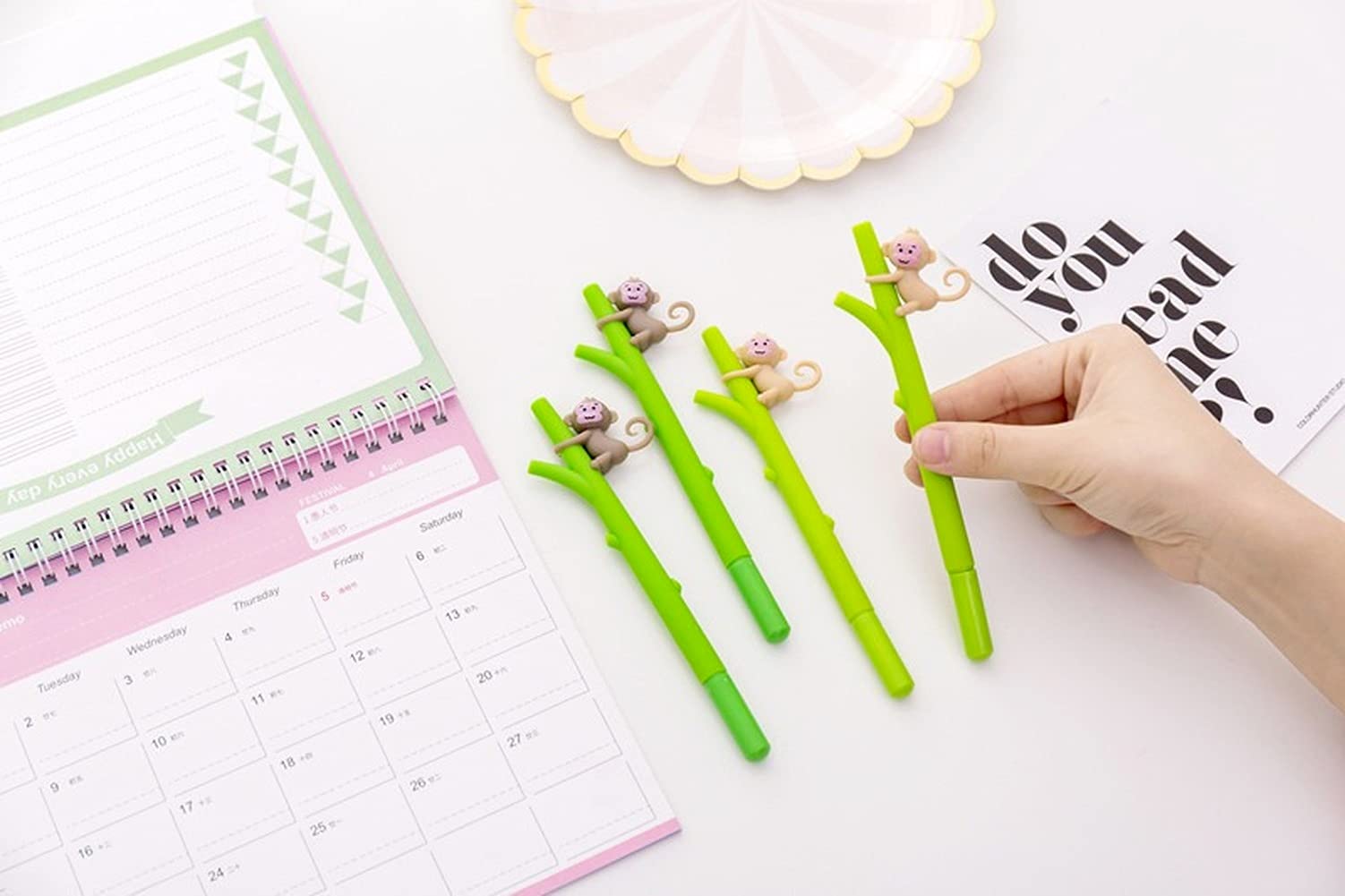 6 Löschbare Stifte Mit Tier-Design – 0,5 Mm, Perfekt Für Schule, Büro & Als Süßes Geschenk Für Kinder