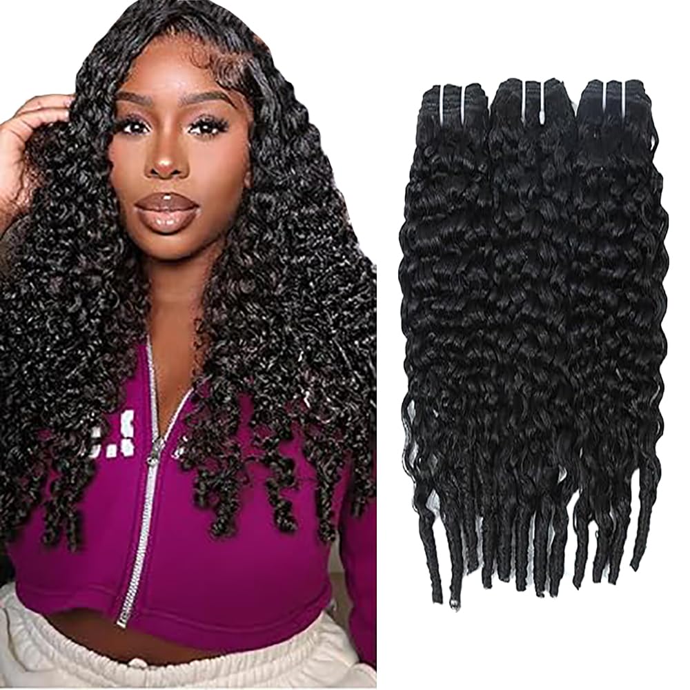 Bundles Human Hair Burmese Curly Cheveux Humain Human Hair Extensions Tissage Cheveux Natural Natural Black 100g/PC 300G Double Weft for Women 3 Bundles 18 20 22 Pouce