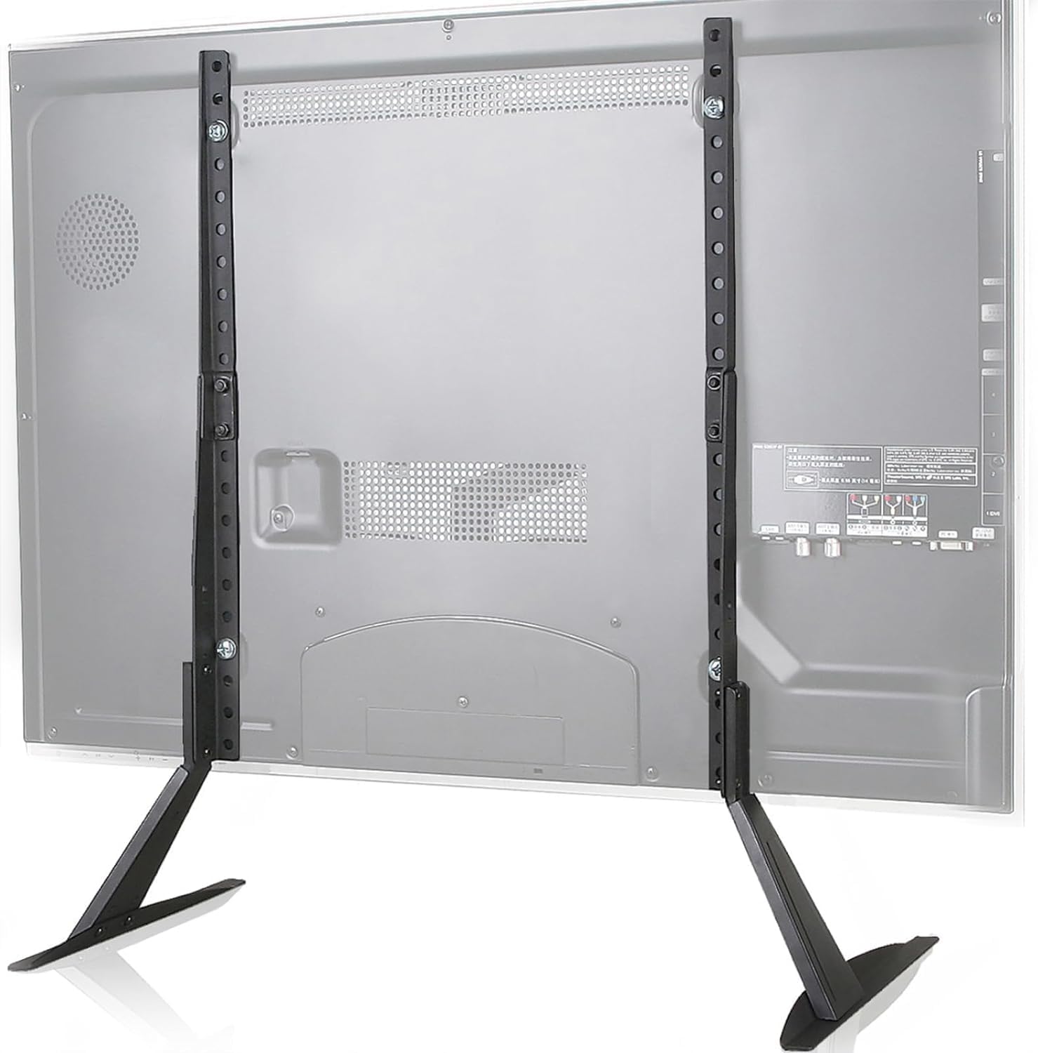 NEWSTAR Universal TV Stand Mount for 23-75 Inch LCD Flat Screen, Table Top Stand Holds up to 40KG, Mounting Holes up to 800 by 400mm (91-LDT0326L), Black