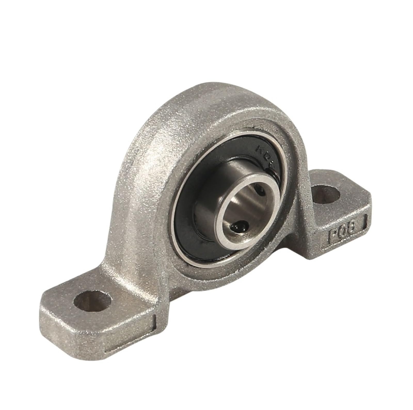 VSPPJYFG Bimetal Seal Shield Micro deep Groove Bearing 1pcs KP08 8mm Zinc Alloy Ball Bearing Mounted Pillow Block Support Bearings(KP001 12mm)