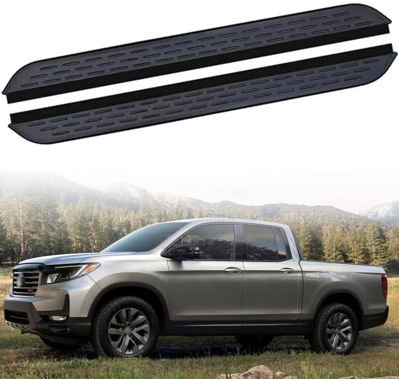 2pc Fixed Running Board Side Step Nerf Bar for Honda Ridgeline 2017-2024.
