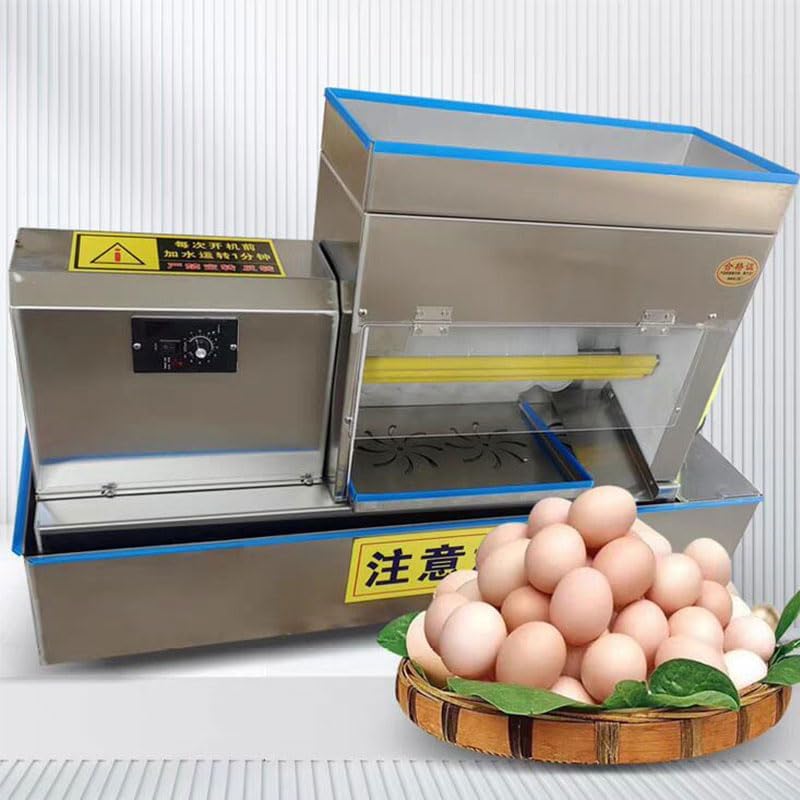 Boiled Egg Peeler Duck Goose Egg Peeling Machine Stainless Steel Low Breakage Rate Automatic Eggshell Remover Sheller