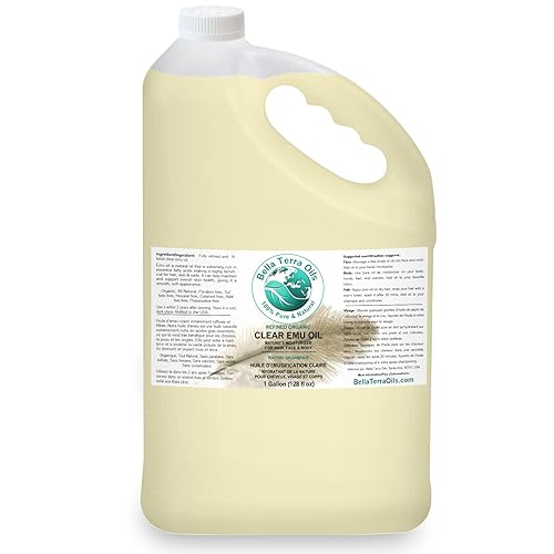 Miniatura 10 de Bella Terra Oils - Aceite de emú transparente de 2 onzas - Esencia pura de emú, rica en ácidos grasos Omega-3, Omega-6 y Omega-9, lujosa experiencia