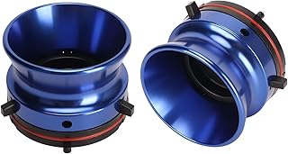 1 Pair Nab Hub Adapters, 10in Reel to Reel Tape Recorders Nab Reel Hub Adapters for Studer, for Akai, for Teac Aluminium Nab Hub Device (Blue)