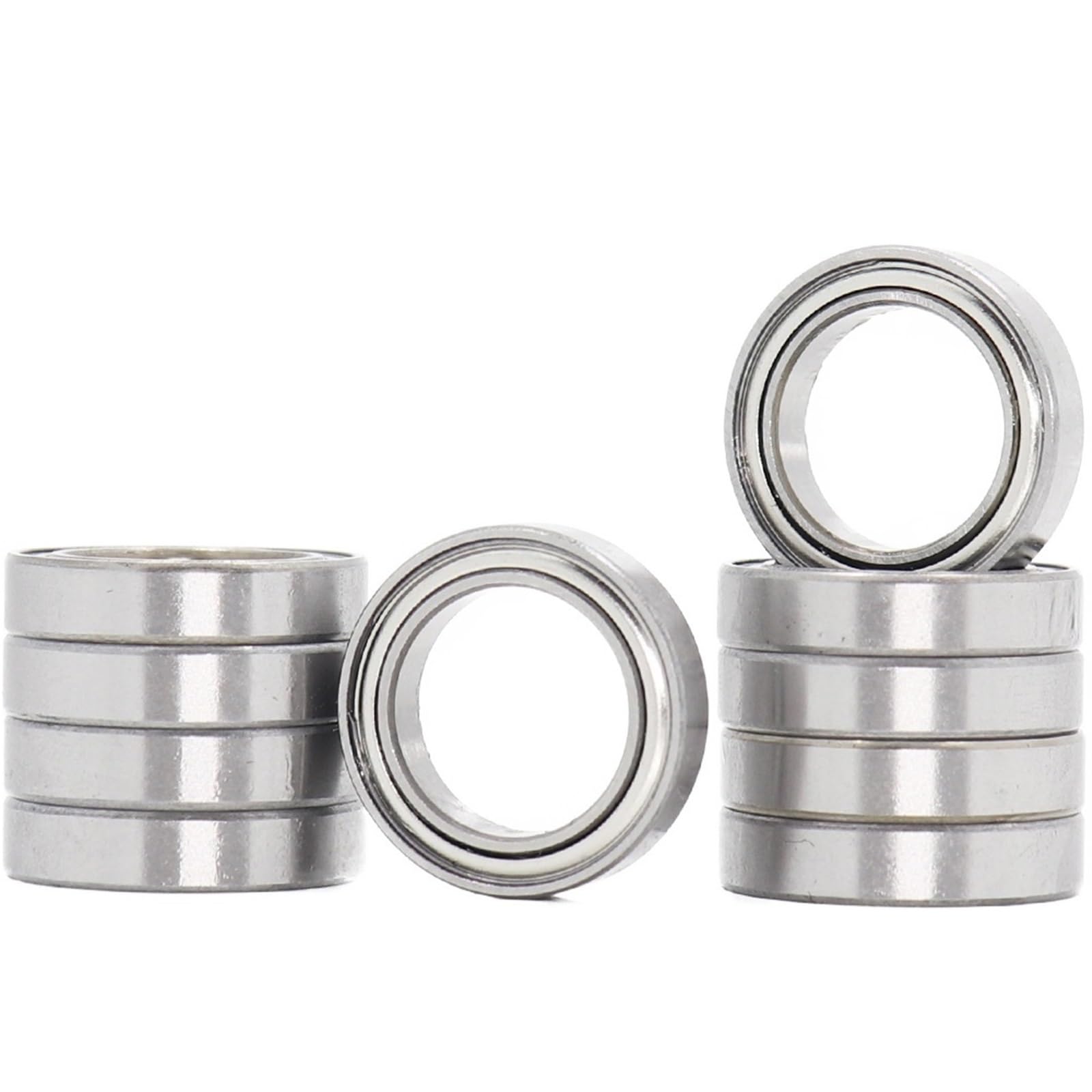 Roulement 6701ZZ (10 pièces) - Roulements à billes à section mince 12 x 18 x 4 mm avec boîtier en fonte massive