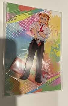 鬼滅の刃 AGF2021 アクリルマスコット 煉獄杏寿郎 キメツ学園