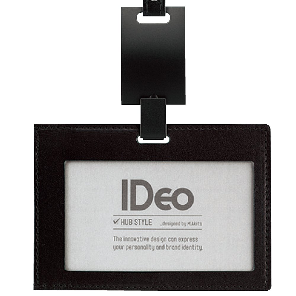 Amazon | コクヨ ネームカードホルダー IDeo 黒 NM-RK195D