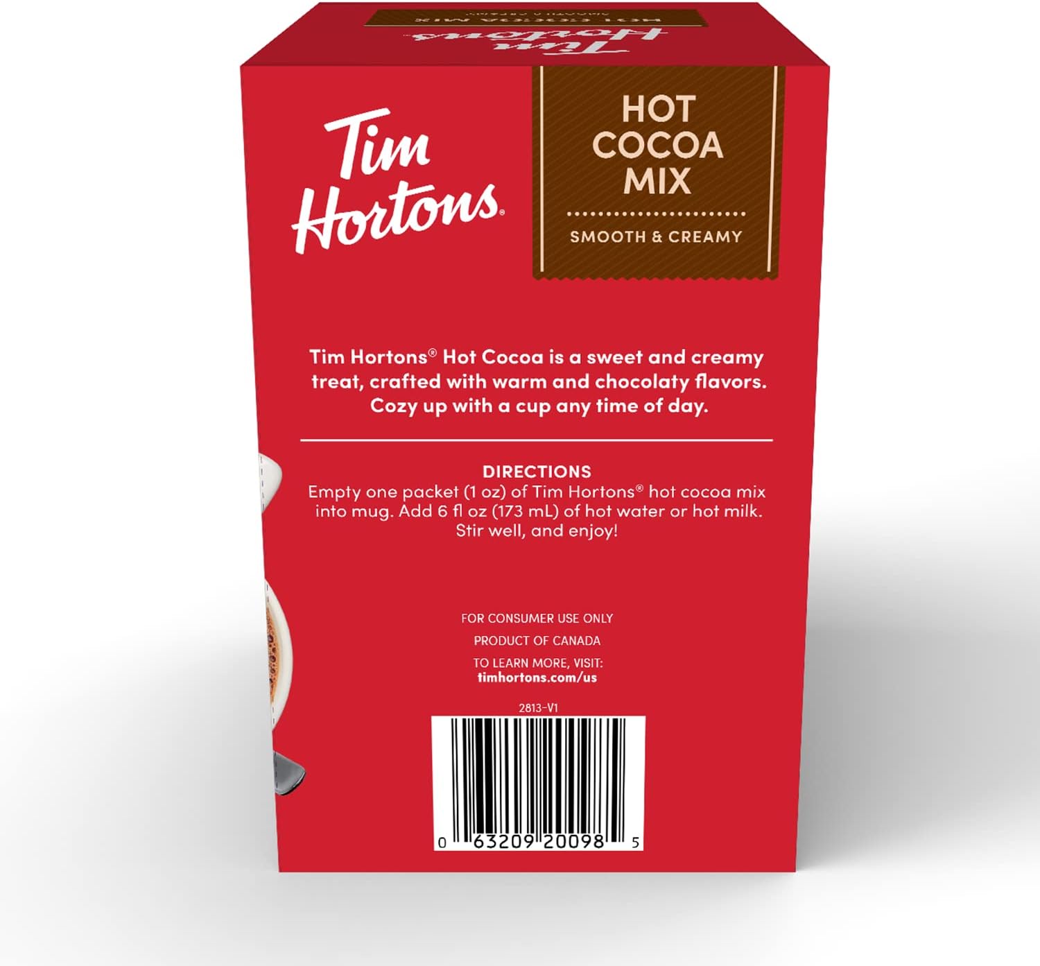 Hot Cocoa Mix Paets, Smooth & Crey