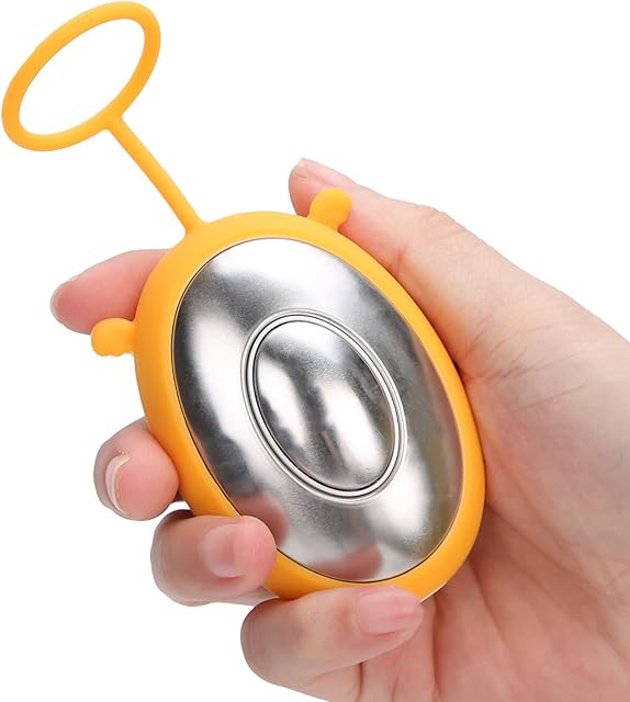 Sleep Aid Device Mini Hand Held MicroCurrent Sleep Device Fast Sleep Instrument for Insomnia, Improve Sleep, Relieve Anxiety and Stress, USB Charging(Yellow)
