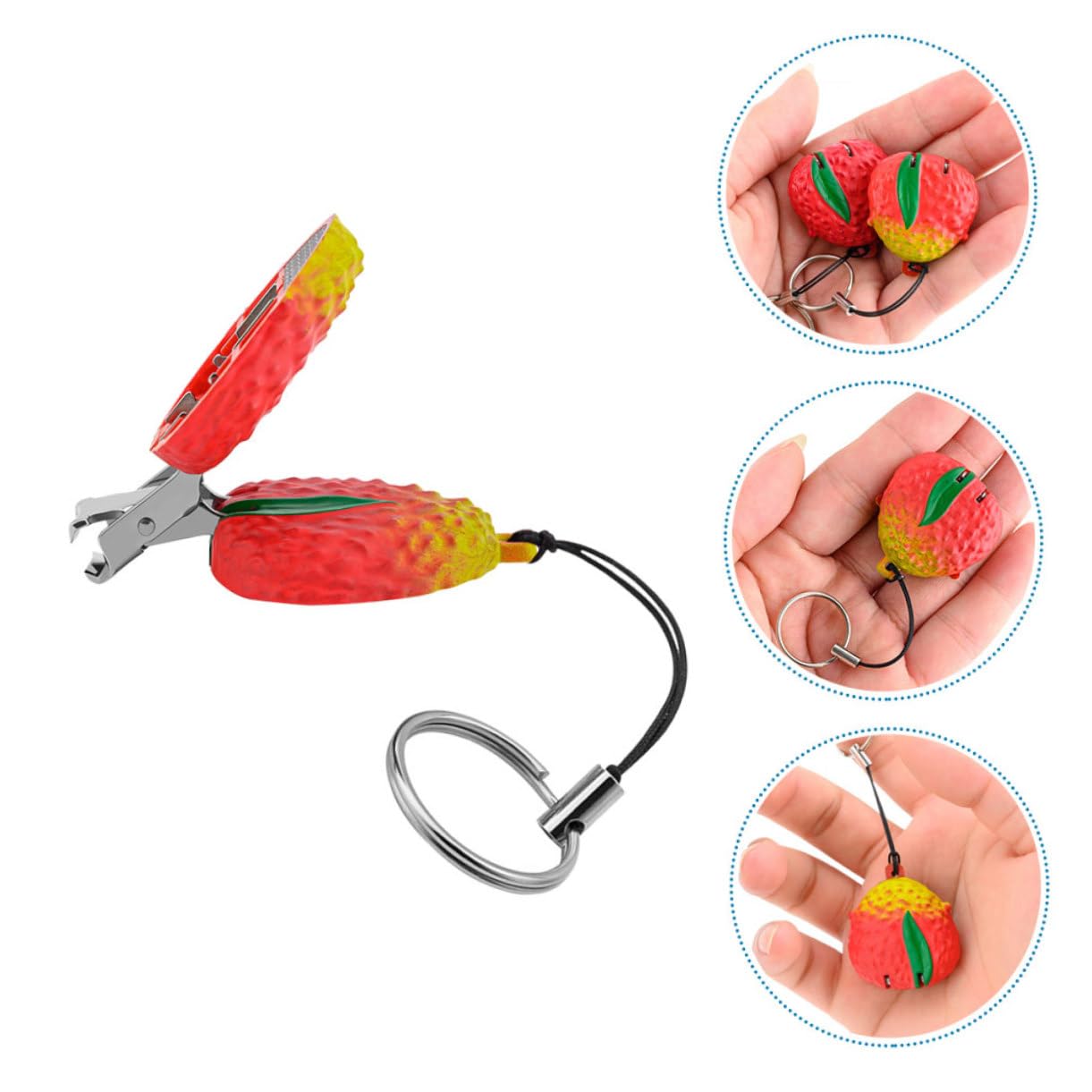 Healeved 5pezzi Tagliaunghie Professionale Acciaio Inossidabile Tronchesino Per Unghie e Piedi Design Ergonomico e Compatto Per Adulti Per Uso Quotidiano