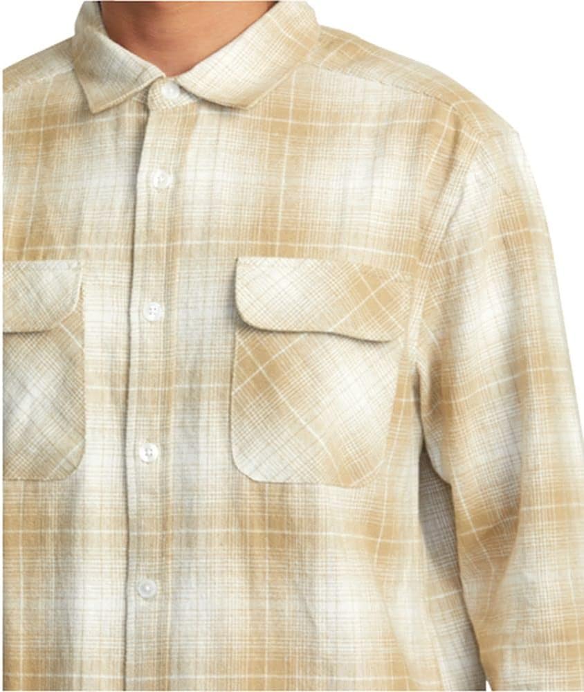 RVCA Mens Thatll Work Flannel Long Sleeve Woven Shirt - Image 5
