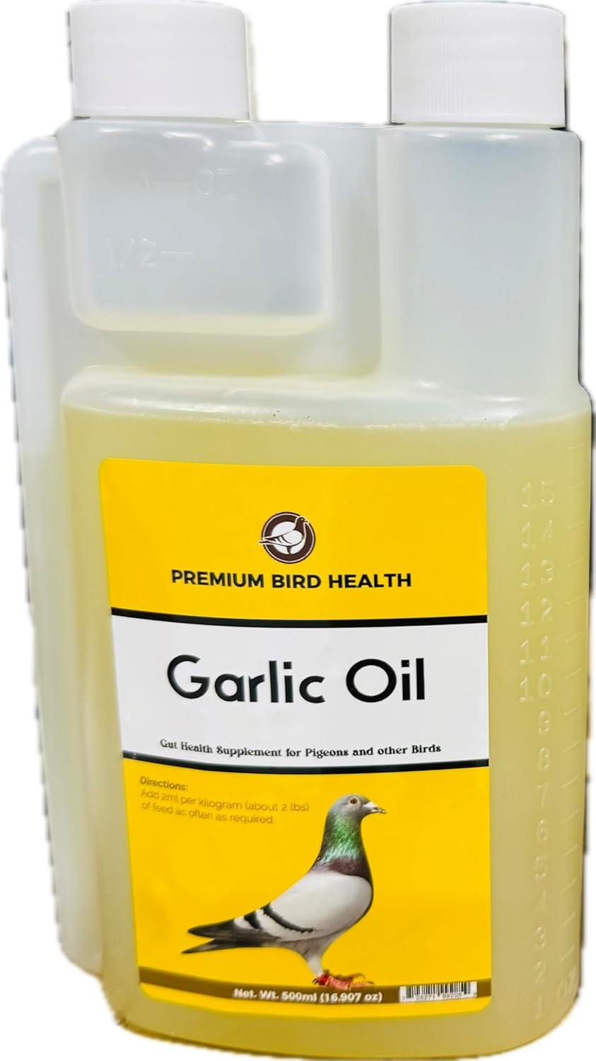 Garlic Oil Premium Quality Oil for Pigeons Aceite de AJO para Palomas 16oz