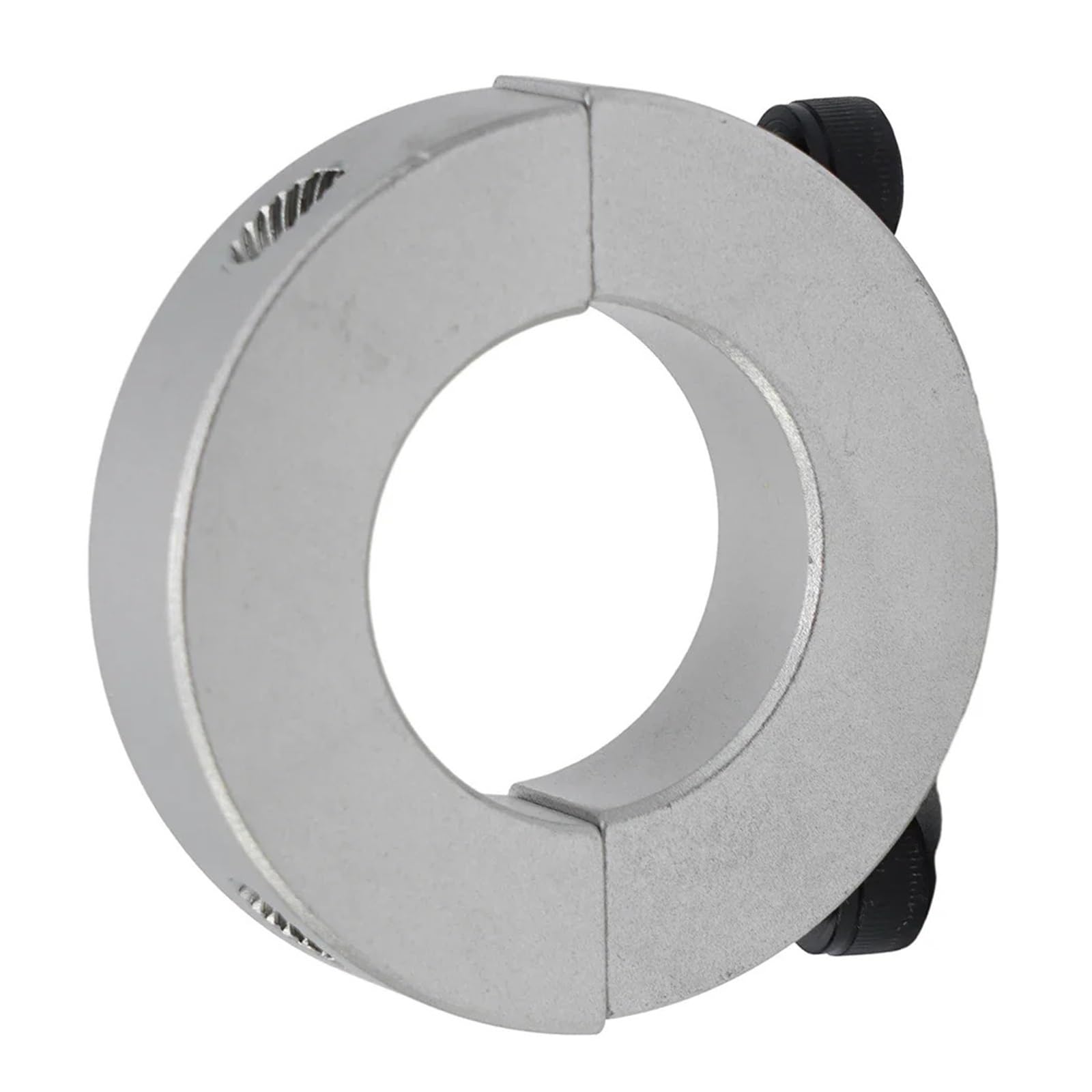 Collarín de eje para guía lineal, Abrazadera de eje dividido doble Aleación aluminio Plata 45 mm-60 mm(45mm)