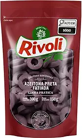 Rivoli Azeitona Preta Em Conserva Fatiada Sachê 150G