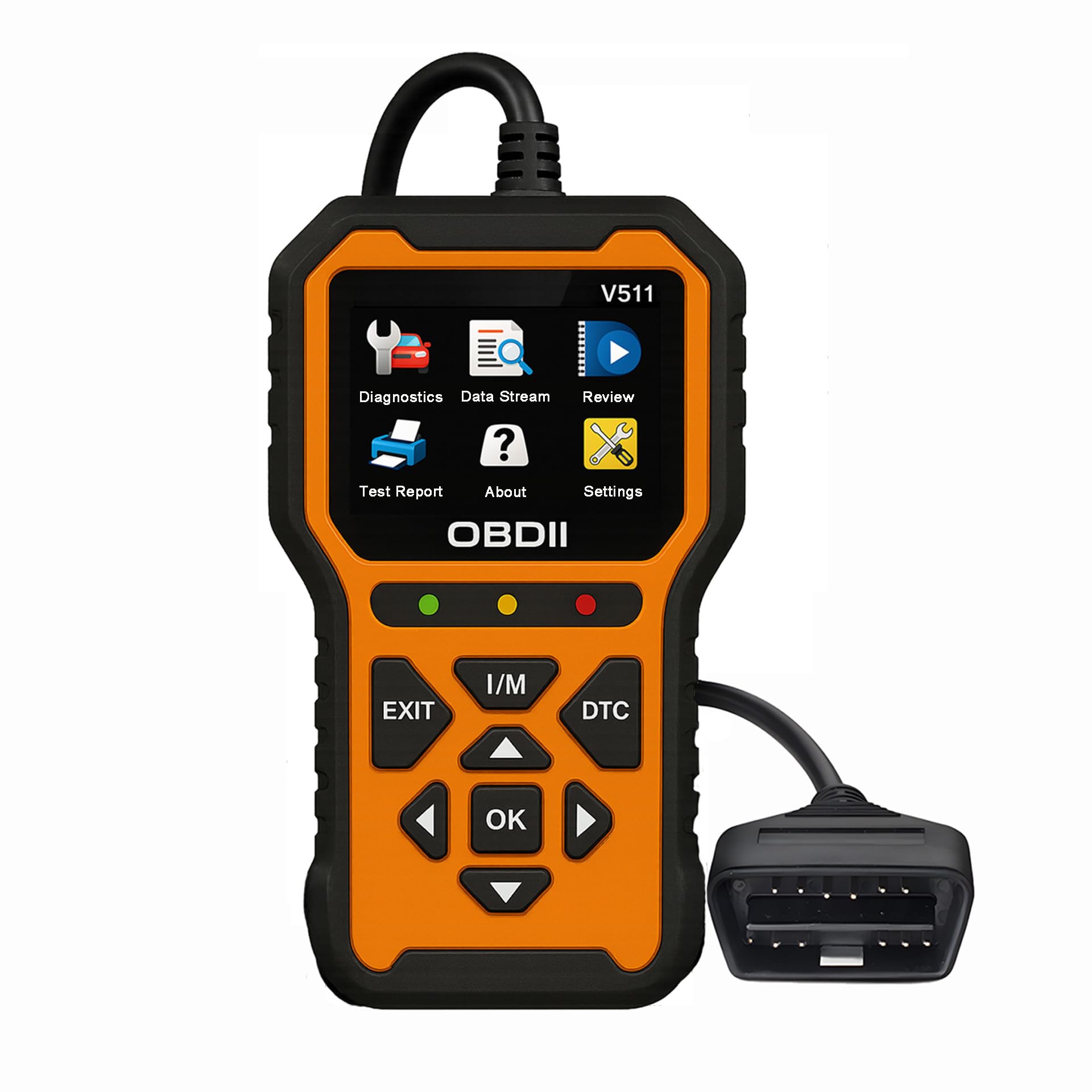 Diagnosi Auto OBD2 per Jeep Compass 2017 2018 2019 2020 2021 2022 2023 2024, Lettore di Codici Motore, Lettura e Cancellazione dei Codici di Errore, Supporto Multilingua, Uso Semplice