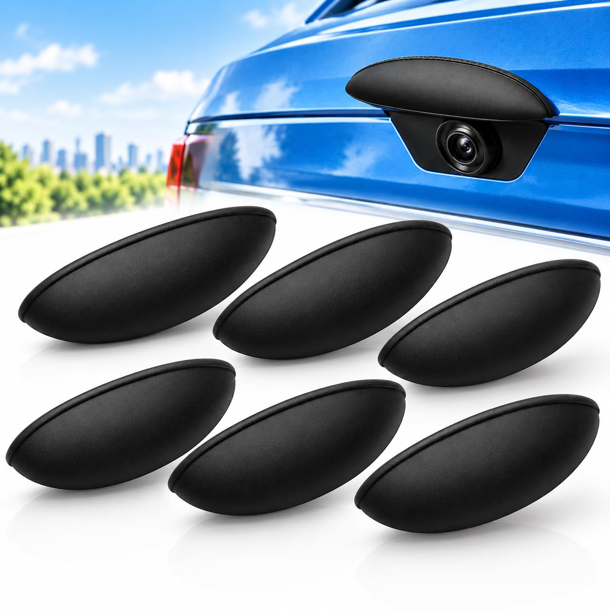 Backup Camera Rain Hood Cover, 2027 New Car Camera Protective Cover (6pcs)