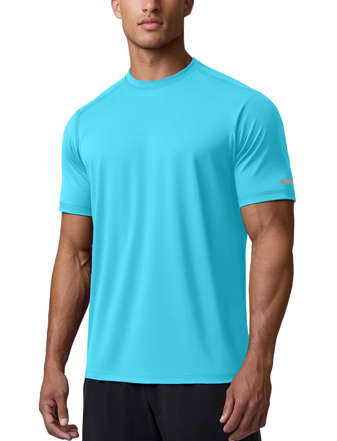 Zengjo Athletic Shirts for Men Short Sleeve Quick Dry Workout Running Gym Sport Exercise Tee Moisture Wicking