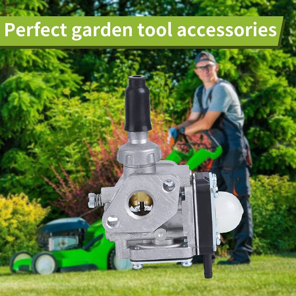 Carburatore Kit, Ricambio per motori tosaerba TH43 TH48, Materiali metallici resistenti usura corrosione, Migliora prestazioni durata apparecchiatura giardino esterno