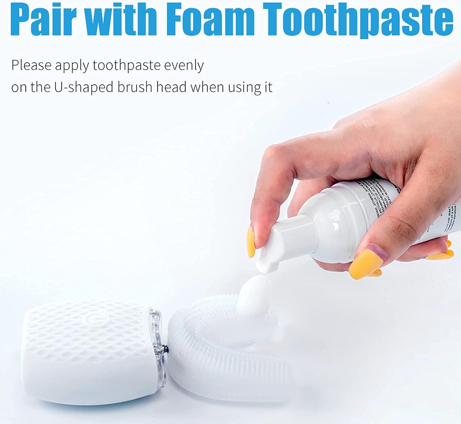 Automatic Toothbrush Ultrasonic Toothbrush Teeth Whitening Toothbrush Manual Toothbrush for Adults 360°Electric Toothbrush 30'' Automatic Timer Wireless Charging Washable Travel Home Dual-use (White) : Beauty & Personal Care