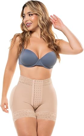FAJAS SALOME Fupa Control Shapewear Lower Belly Faja Body Shaper Shorts | Tummy Control Butt Lifting Shapewear