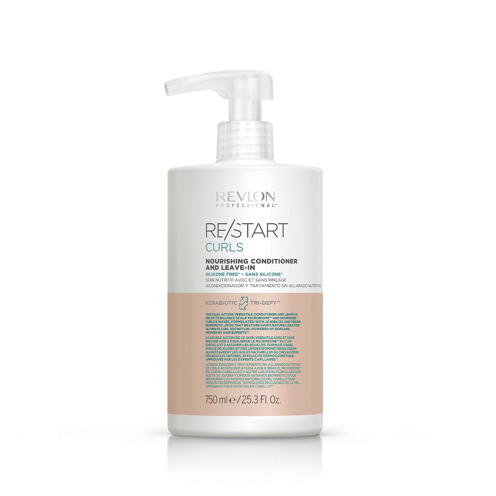 Revlon Professional Re/Start Curls Après-Shampoing Nutritif Boucles 750ml | Sans rinçage, il nourrit et prend soin des cheveux bouclés pour un démêlage tout en douceur au quotidien.