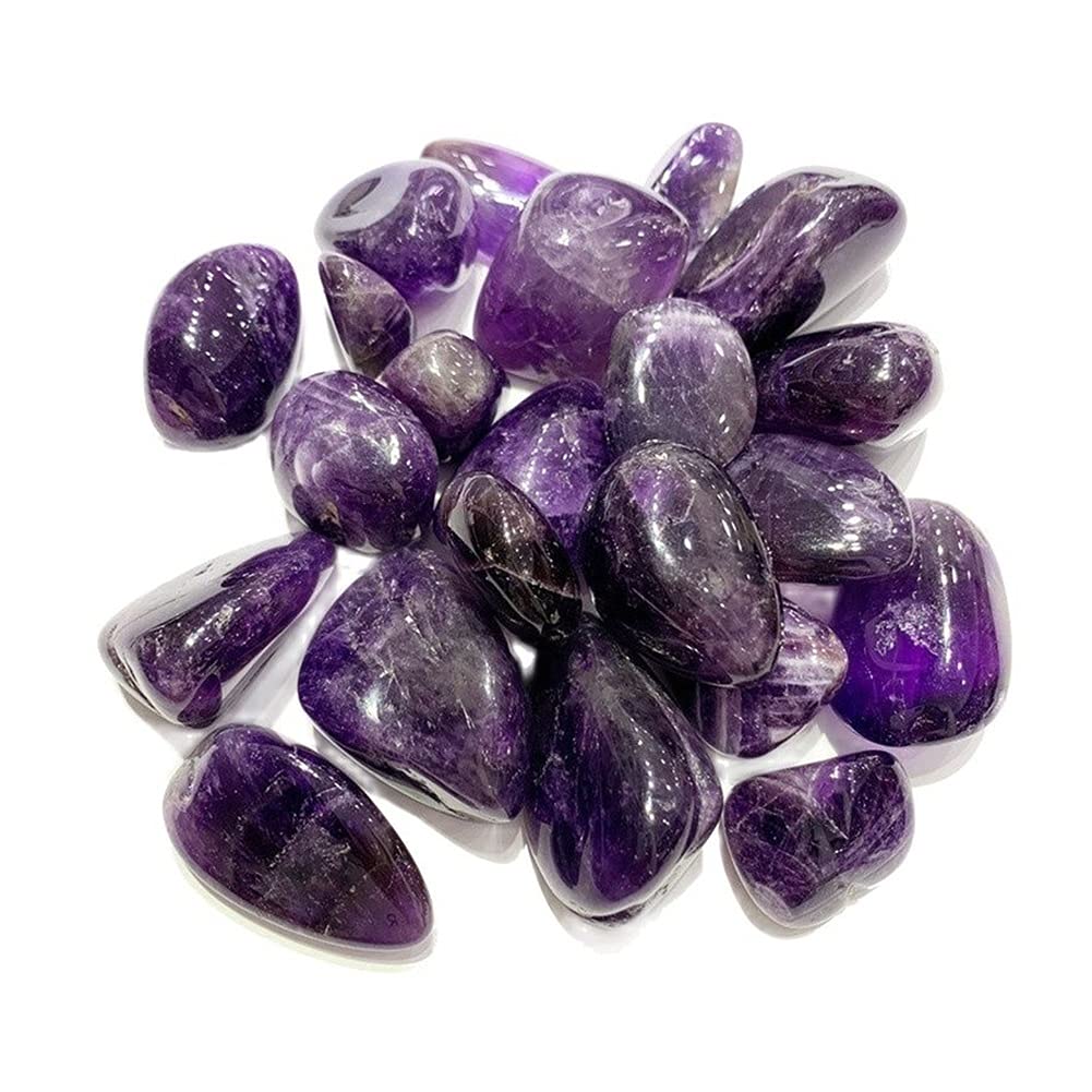 Raumdekoration Stein Natürlicher Amethyst Trommelstein Steine ​​für Gartendekoration Balance Edelstein Dekoration Kristall