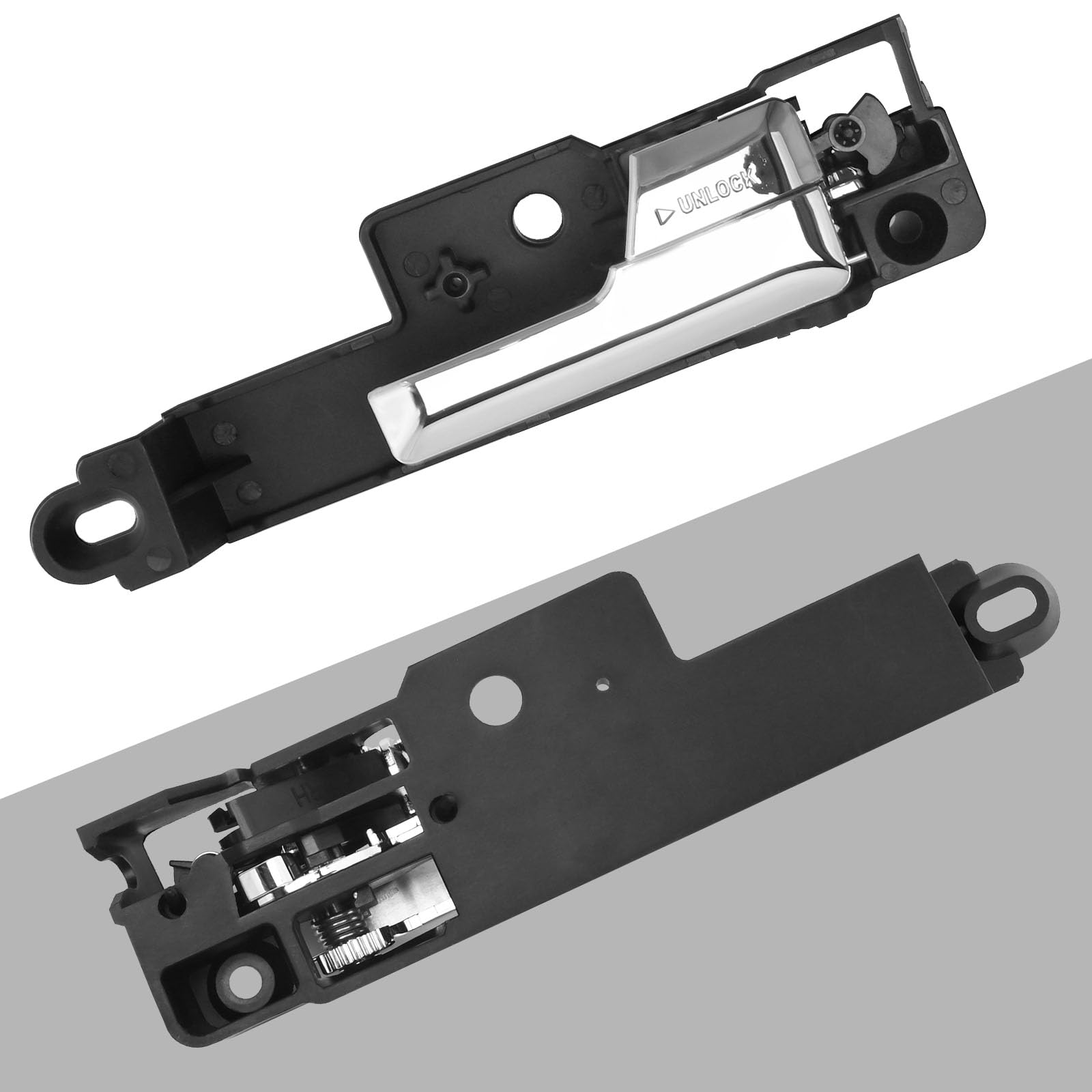 Set Di 4 Maniglie Interne Cromate Per Ford Fusion 2006-2012, Lincoln MKZ 2007-2012, Mercury Milan 2006-2011 - 4