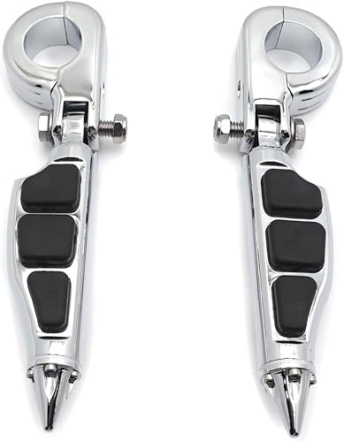 Miniatura 8 de SMT-1 12" Highway Stiletto 4475 Pinzas de pie P-Abrazaderas compatibles con Harley Sportster Touring B00Y43O0CI