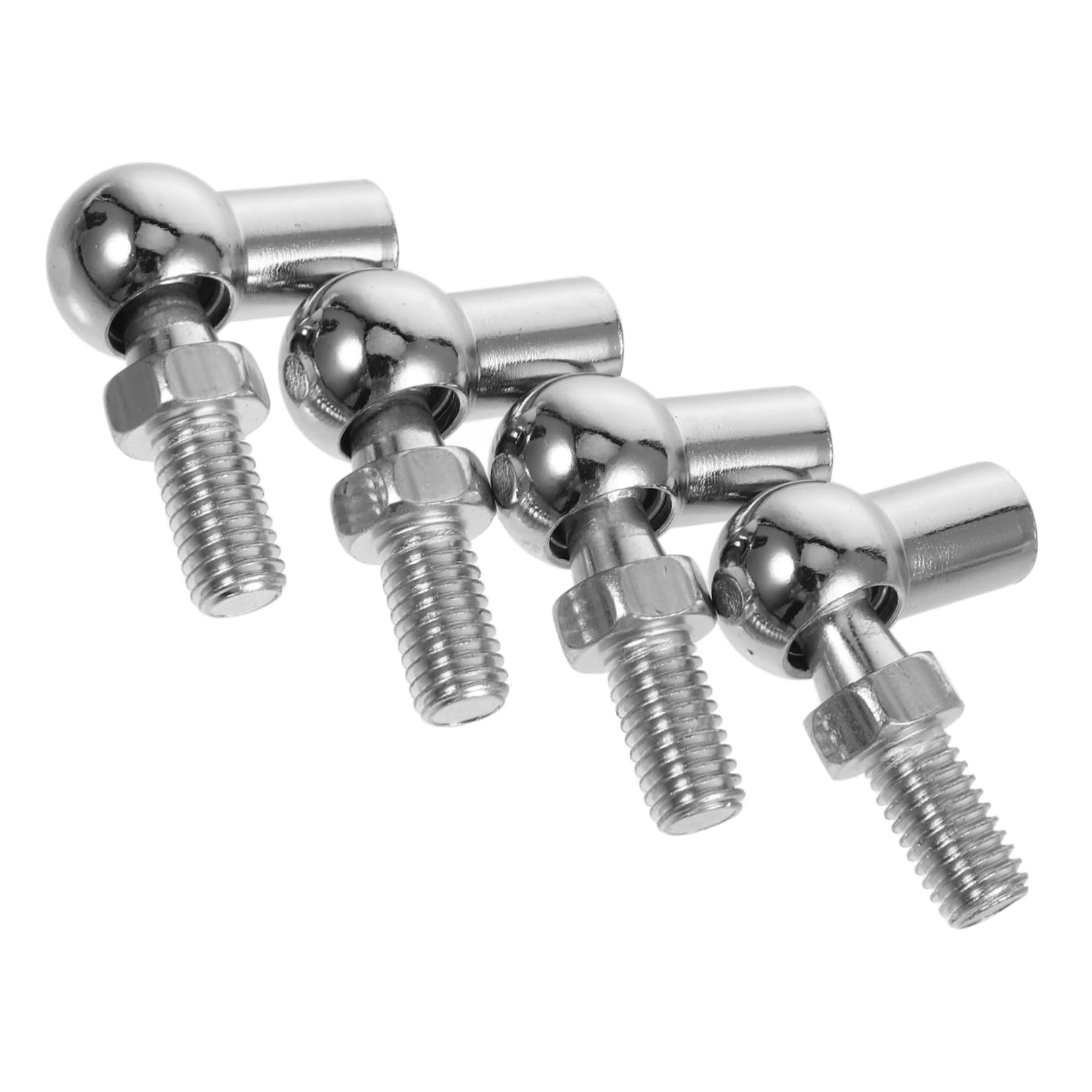 Gadpiparty 4pcs Gas Spring Connector Rod End Balls Joint for Right Hand Female Male Thread Balls for Hydraulic Applications Versatile Gas Strut Spring Fittings
